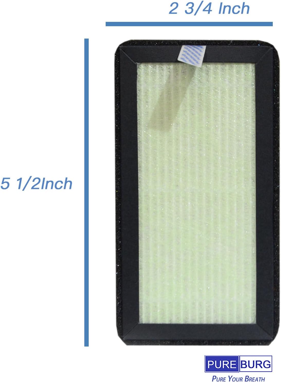 PUREBURG Replacement HEPA Filter Compatible with Dr.Brown's All-in-One Bottle Dryer Advanced,6-Pack For Air Clean Dust