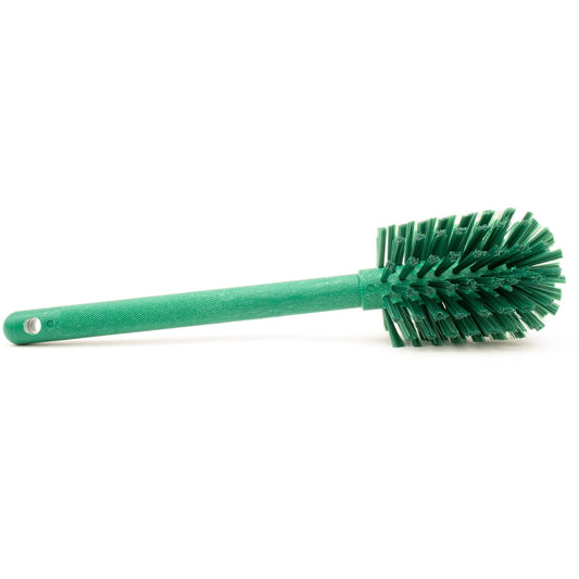 SPARTA Large Water Bottle Brush Ideal for Wide-Mouth Jars, Bottles and Tumblers, Dishwashing Tool with Handle for Home and Commercial Kitchens, Plastic, 12 Inches, Green, (Pack of 6)