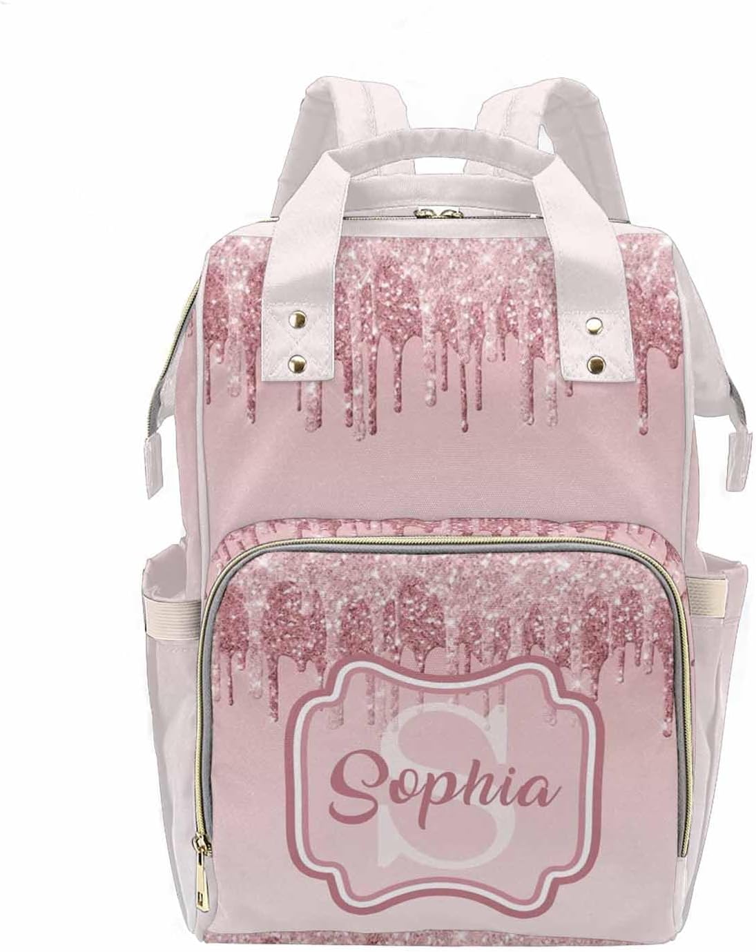 D-Story Customized Diaper Backpack - Personalized Newborn Bags - Custom Gift Nursing Bags