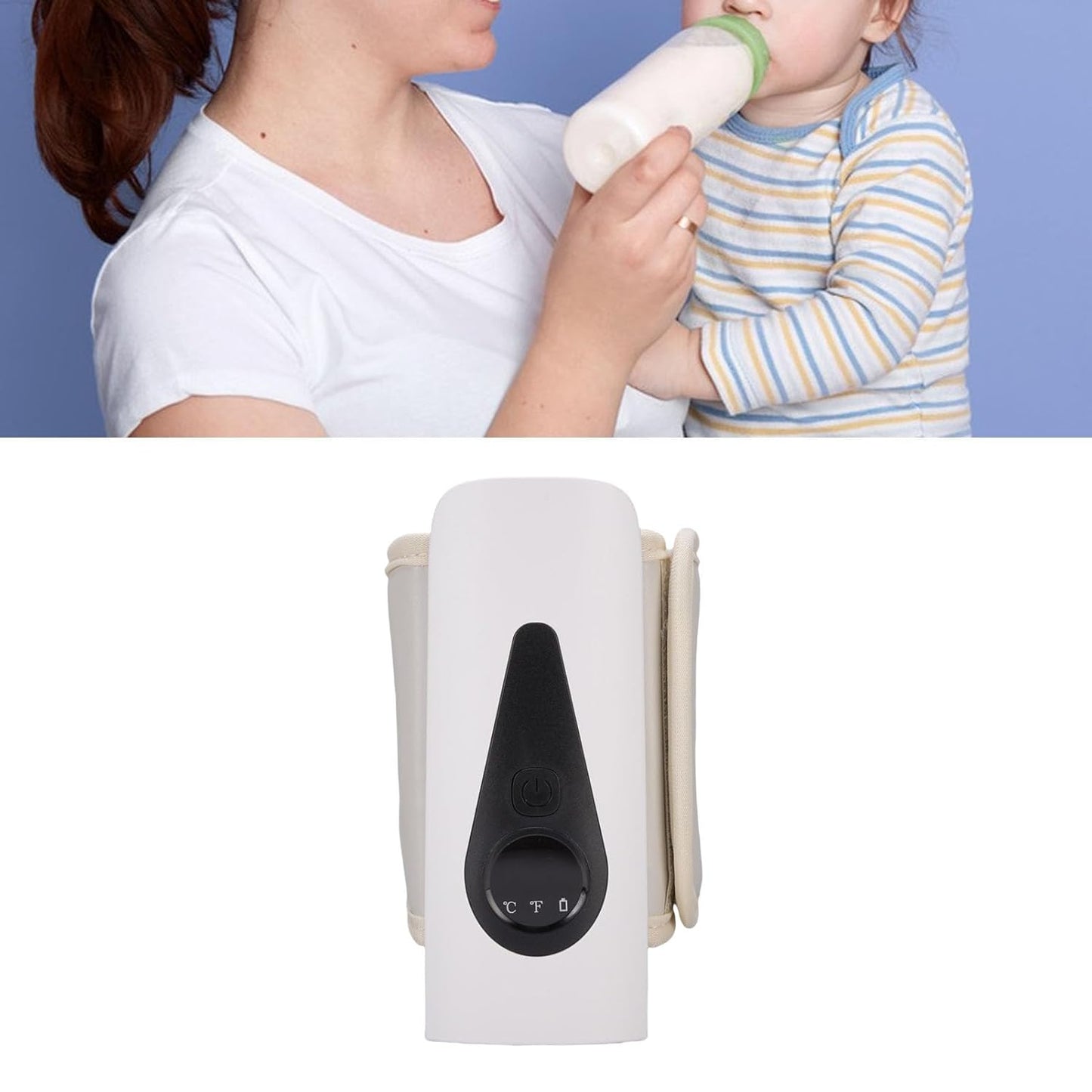 Portable Baby Warmer, Fast Breastmilk Warmer for Travel, Electric Warmer with Compact Design, Baby Feeding On Go, Compact Electric Warmer for Comfortable Use