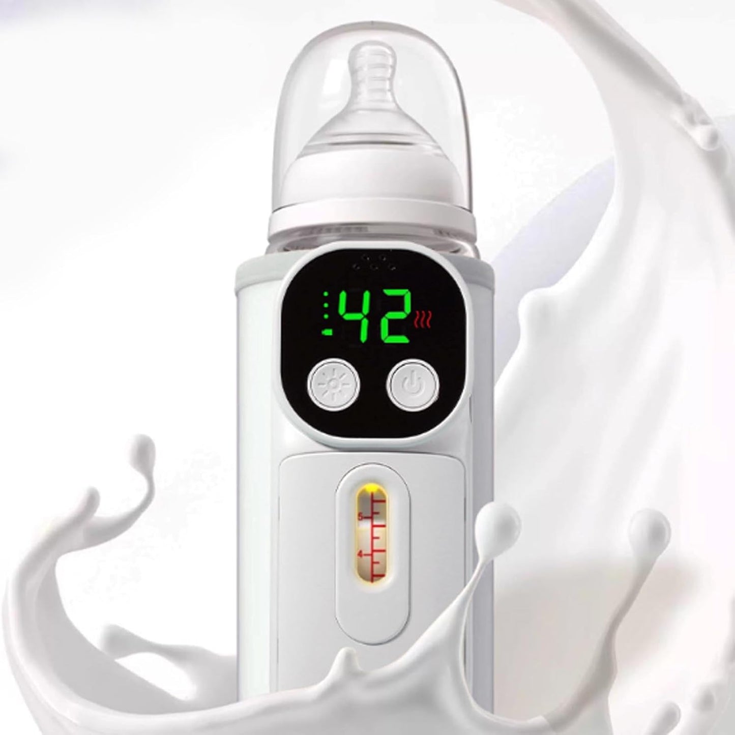 VBESTLIFE Portable Bottle Warmer for Travel, Fast Warming Comfortable Baby Feeding On The Go, Constant Temperature Milk Warming for Home Outdoor