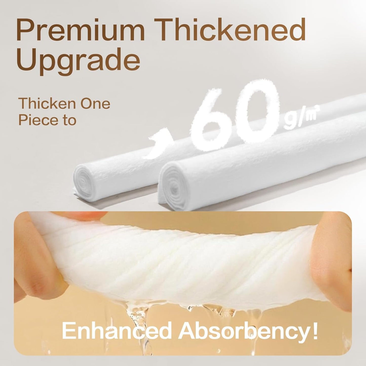 Winner 100% Cotton Dry Wipes, USDA Certified Baby Wipes, 33% Thicker & Ultra Soft, Hypoallergenic & Unscented for Baby Sensitive Skin, Wet/Dry for Diaper Changes, Meals & Cleanup, 240ct, Pack of 3