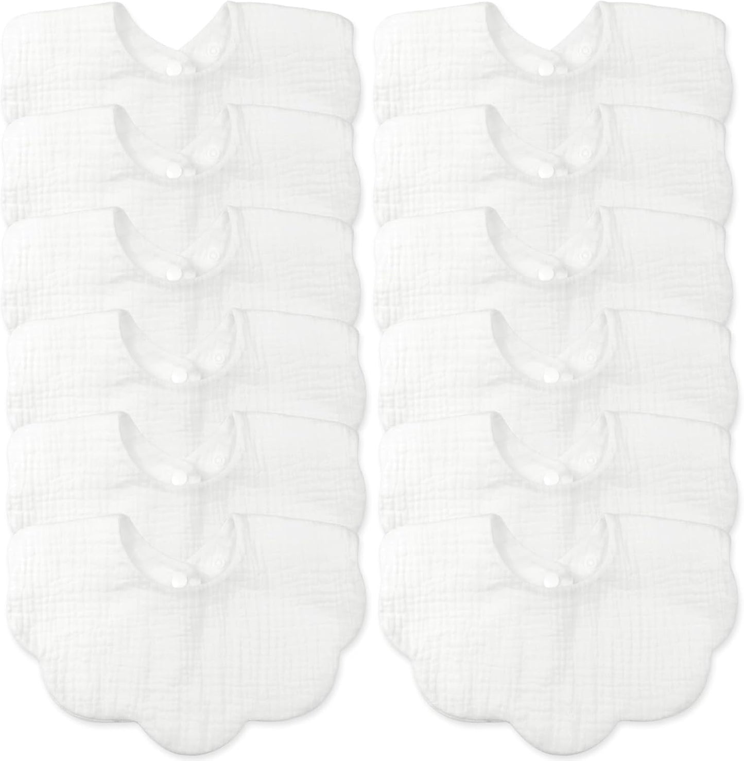 Baby Bibs Muslin Drool Teething Drooling Bibs for Baby Girl Boy Muslin Cotton