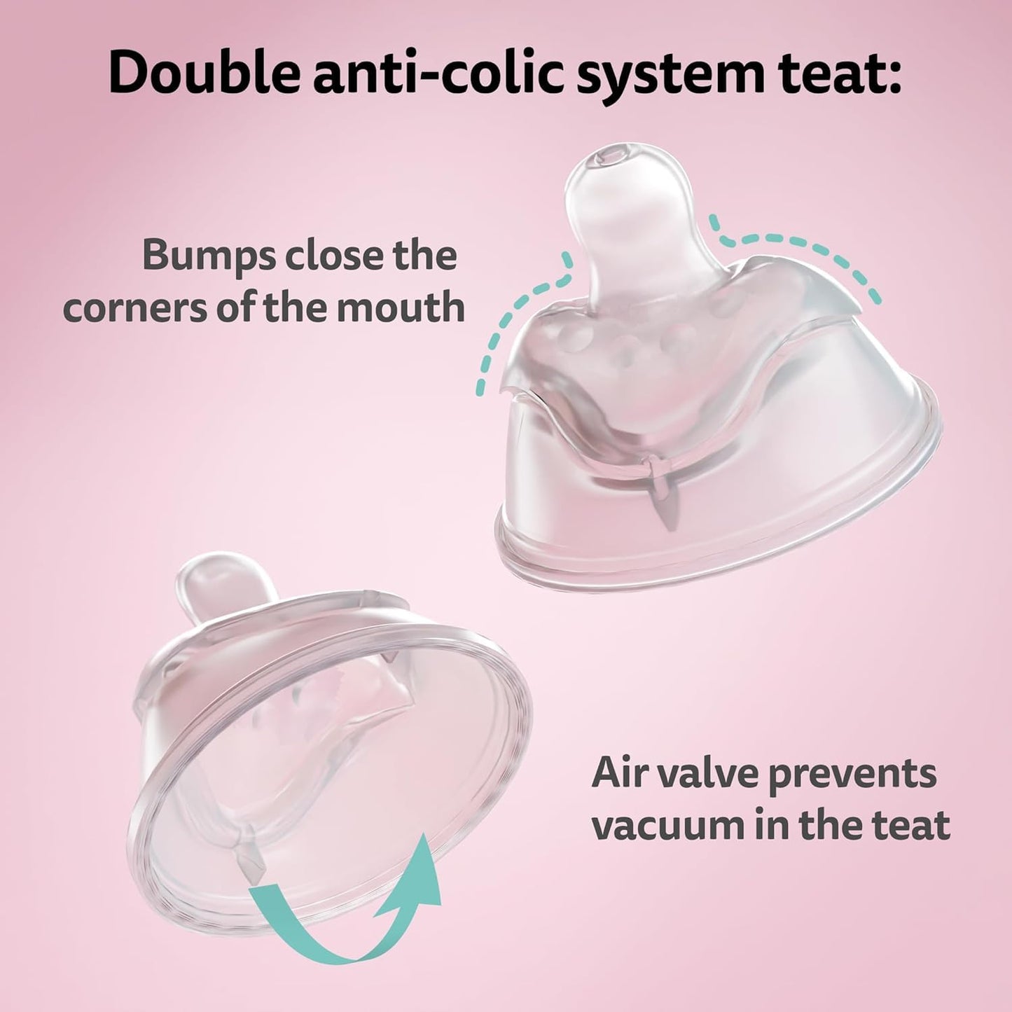 Batman DC Comics - Herobility Double Anti-Colic Baby Bottles – 8.5 fl oz/240ml – 3-Pack