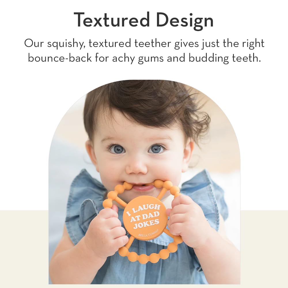 Baby Teether by Bella Tunno, Silicone Teethers for Babies 3-6 months, 6-12 months, Baby Toys, Pacifier, Teething Relief, Boys, Girls, Mama
