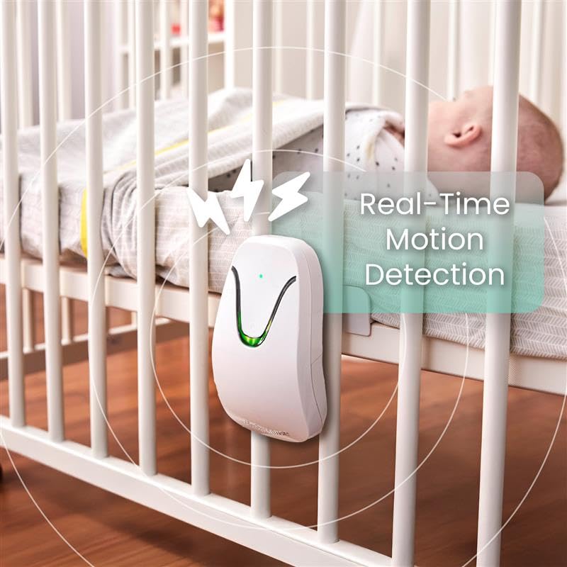 Babysense Video & Breathing Movement Monitor - Video Baby Monitor with Breathing Motion Detection & Alerts Bundle Pack - Video Monitor V24R with Babysense 7 Under-The-Mattress Sleep Monitor