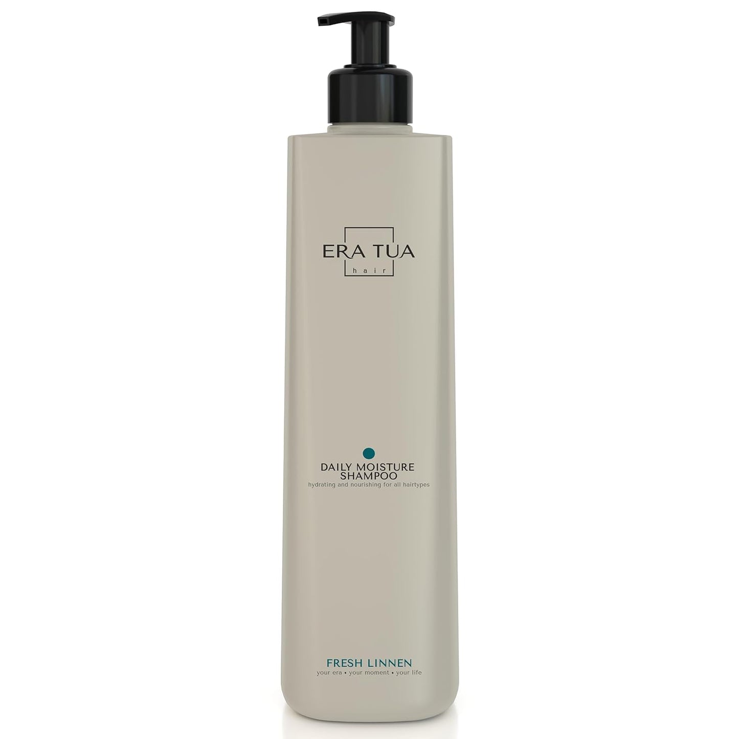 Fresh Linen Hydrating Shampoo | Dutch Made & Formulated Daily Moisture for Dry, Damaged Hair | Fresh, Uplifting Scent of Bergamot, Jasmine & Rose 750 ML