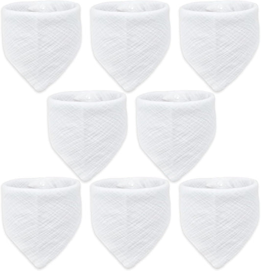Baby Bibs Muslin Drool Teething Drooling Bibs for Baby Girl Boy Muslin Cotton