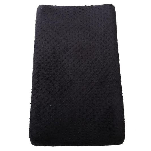 Changing Pad Cover Super Soft Dots Skin-Friendly Breathable Wipeable Changing Table Sheets for Baby Boy and Baby Girl （Black）