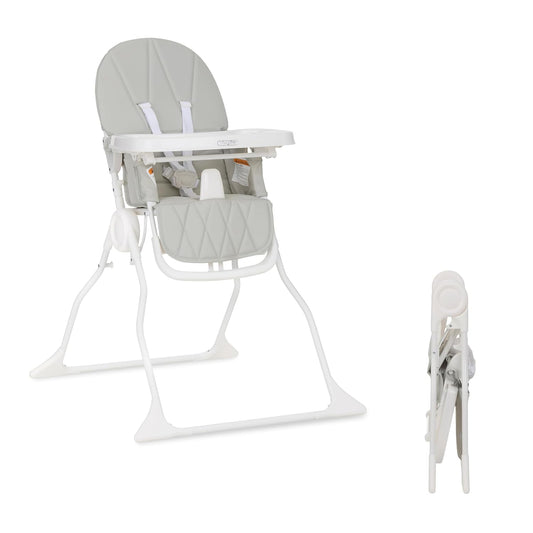 Dream On Me Snack and Stow Highchair | Adjustable Feeding Chair with Removable Tray, Lightweight, Foldable Design, Easy to Clean, Perfect for Toddlers & Infants