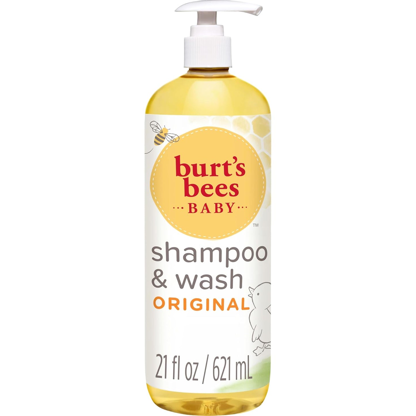 Baby Shampoo & Wash, Burt's Bees Tear Free Soap, Baby Care, Original, 21 Ounce (Packaging May Vary)