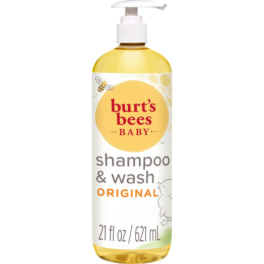 Baby Shampoo & Wash, Burt's Bees Tear Free Soap, Baby Care, Original, 21 Ounce (Packaging May Vary)