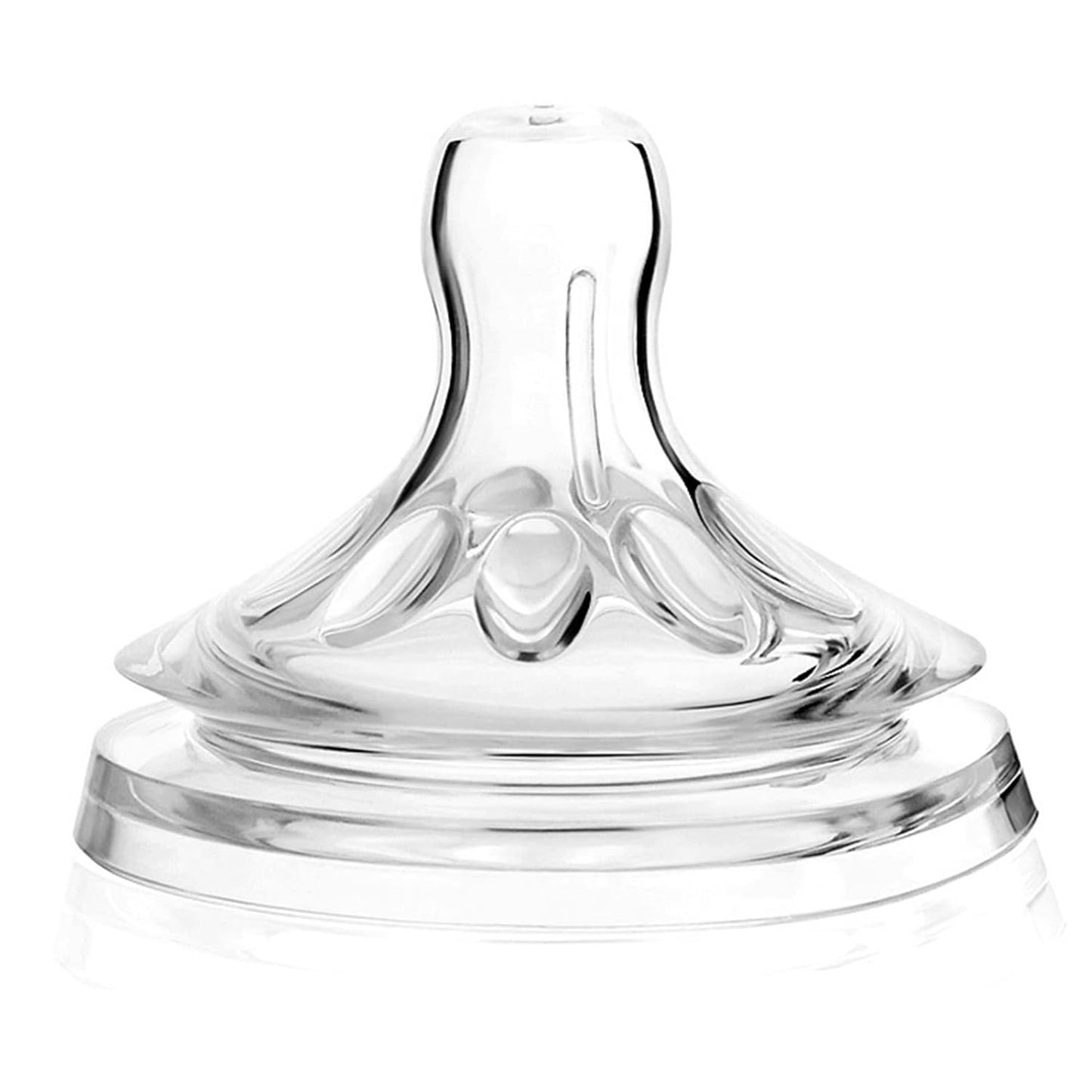 Bottle Nipples, Baby Bottles Nipples Silicone 4pcs Flexible Transparent for Travel for 6 to 12 Month Old