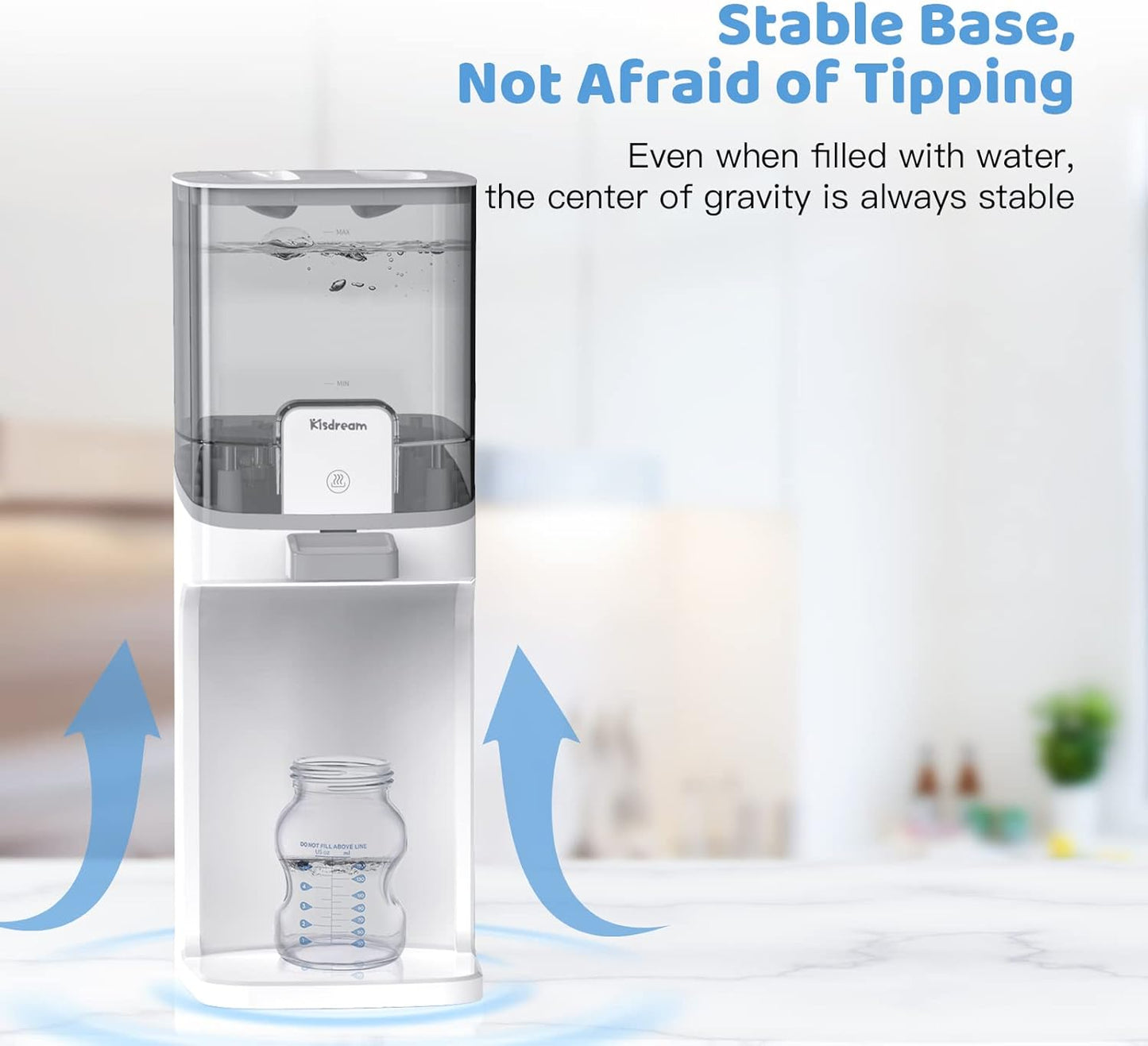Water Warmer Instant Warmer Baby Bottle Warmer: Baby Formula Maker with Night Light 3 Mode & 24H Smart Thermostat Instantly Dispenses Water Warmer at Perfect Temperature Large Capacity No More Waiting