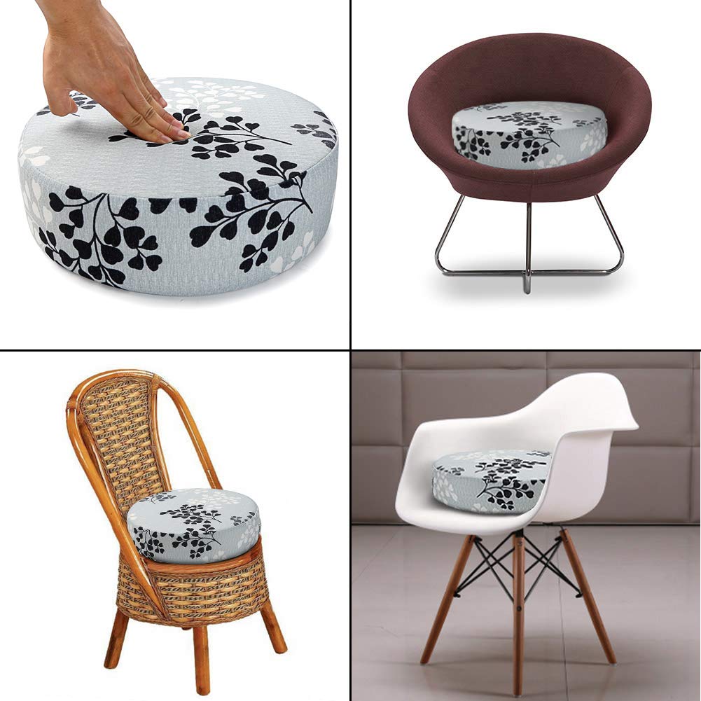 Zicac Chair Increasing Cushion - Baby Toddler Kids Infant Portable Round Dining Chair Booster Seat Washable Thick Chair Seat Pads