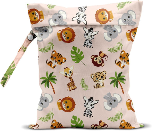 Wet Bag for Baby Swimsuit Dirty Clothes Diaper Yoga Gym, Wet Dry Bag, Beach Vacation Essential for Travel Poor Bathing Daycare Diapers