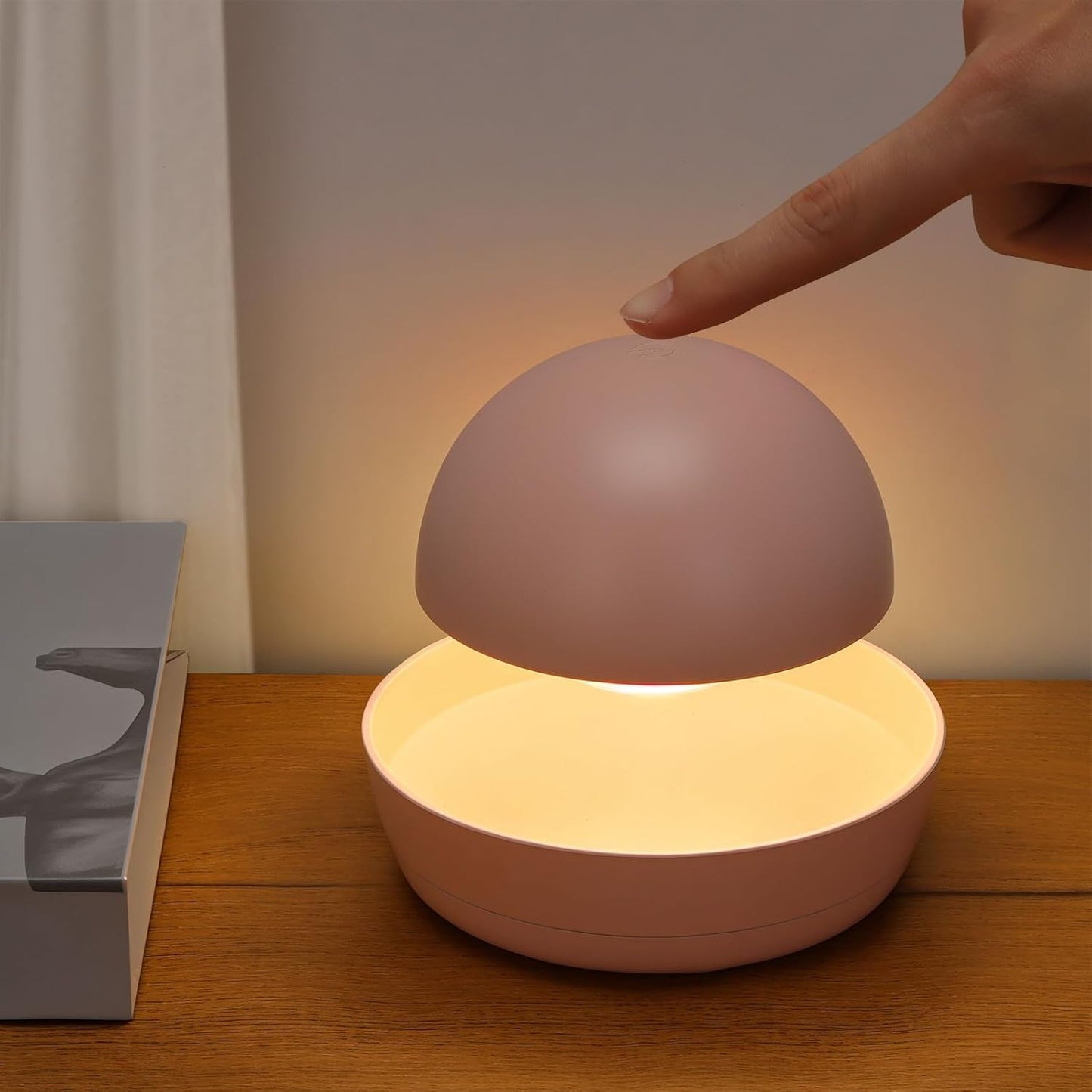 Nursery Night Light for Kids Girls Night Light,1 Pack, 4000K Warm Pink