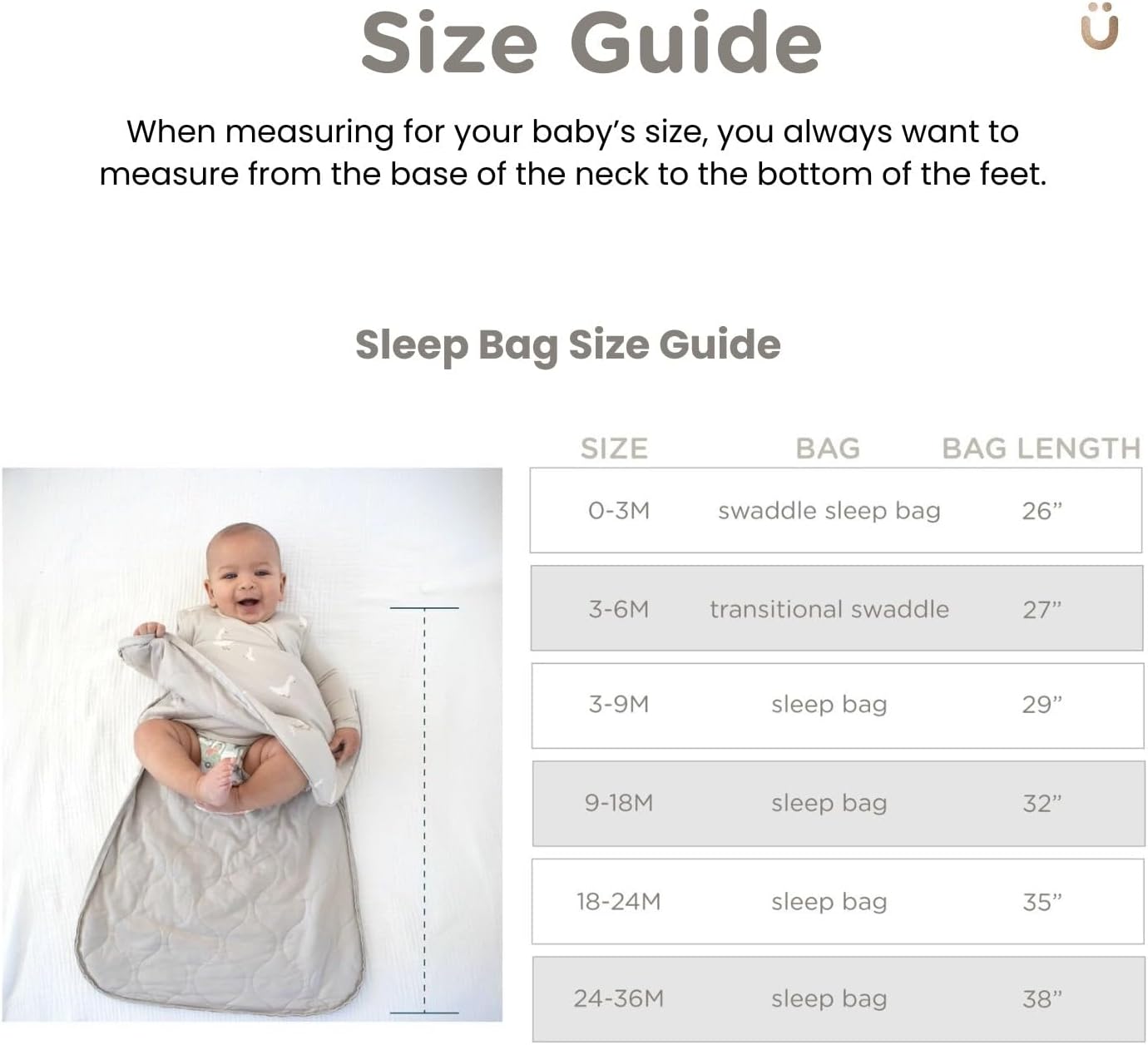 GUNAMUNA Swaddle Wrap for Newborns – Arms In or Out, Easy Diaper Changes with WONDERZiP, Soft Sleep Sack, 2.5 TOG