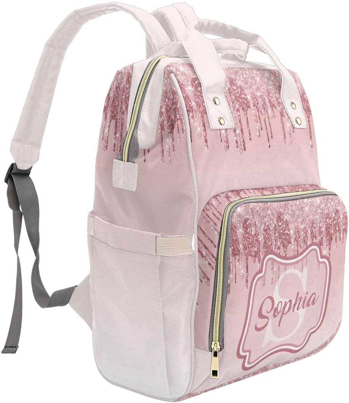 D-Story Customized Diaper Backpack - Personalized Newborn Bags - Custom Gift Nursing Bags
