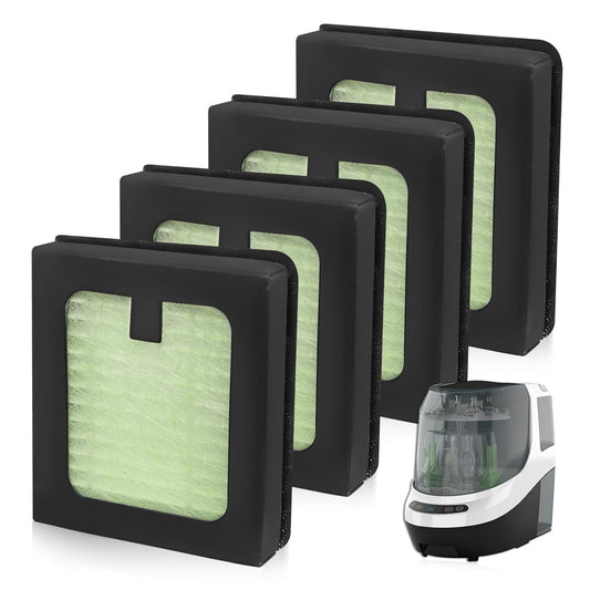 4 Pack HEPA Filter Replacement Compatible with Baby Brezza Bottle Dryer Advanced and Baby Brezza Bottle Washer Pro