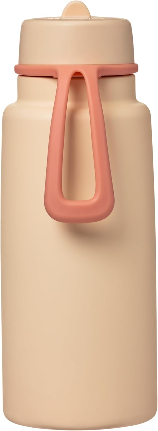 b.box Triple Insulated 34oz Water Bottle w/Stainless Steel Straw. 46 Hours Cold. Leak Proof Tumbler with Lid and Straw for Travel, Gym & School. BPA Free Sports Water Bottles.