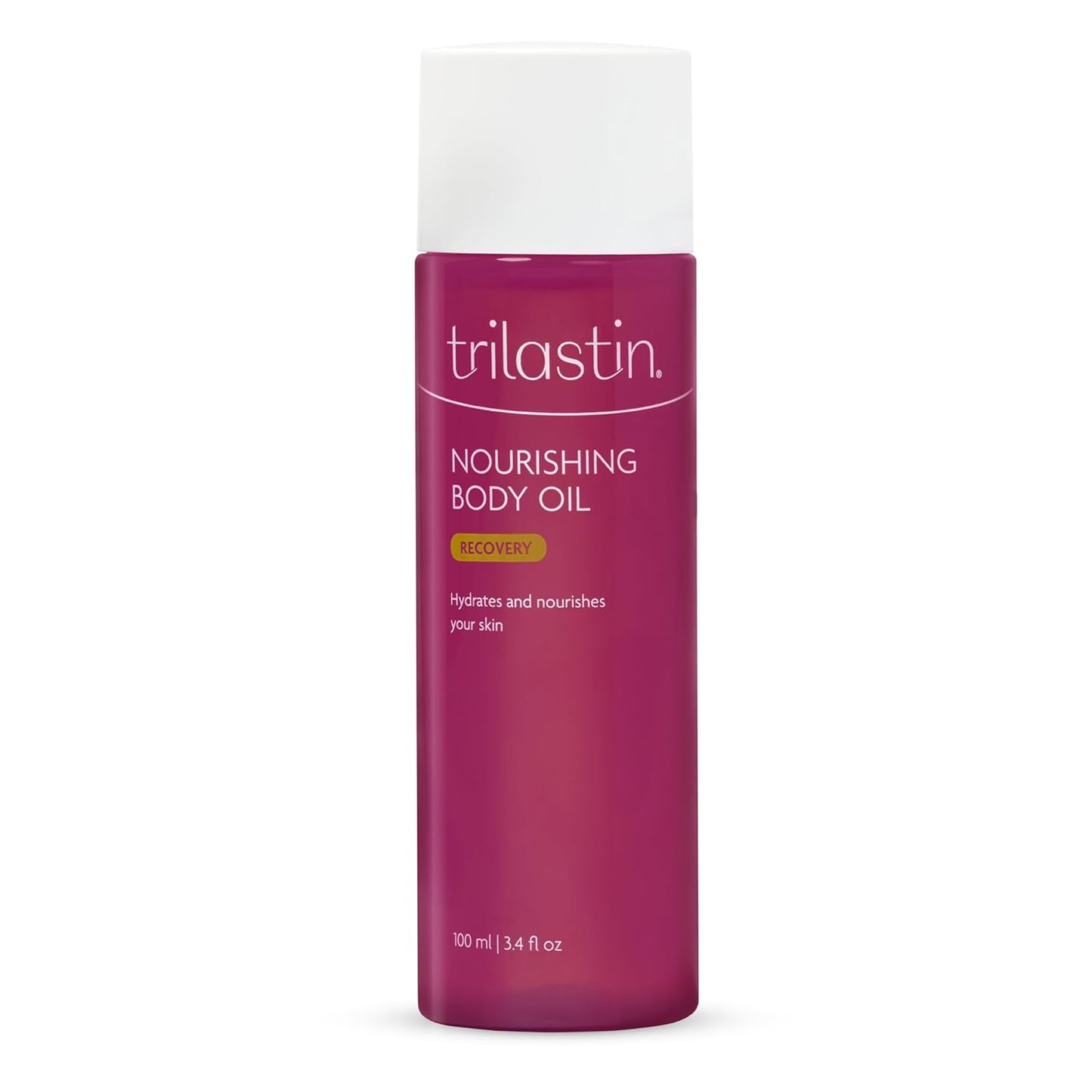 TriLASTIN Belly Oil (3.4oz) | Vitamin-Infused Stretch Mark Oil | Body Serum for Scars, Stretch Marks, and Moisturizing | Paraben-Free and Hypoallergenic