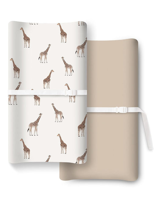 Baby Changing Pad Cover for Girls Boys, Baby Diaper Change Table Pad Covers, Fits Standard Changing Tables, 2 Pack