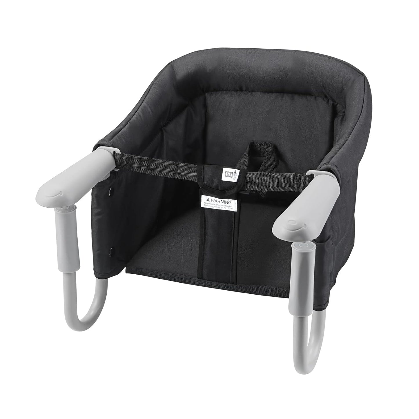 PandaEar Hook On High Chair| Portable Baby Travel Chair| Clip On Booster Seat for Dining (Black)