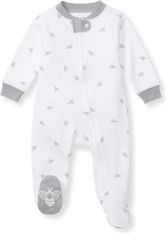 Burt’s Bees Baby Boys' One-Piece Sleep and Play 100% Organic Cotton PJs