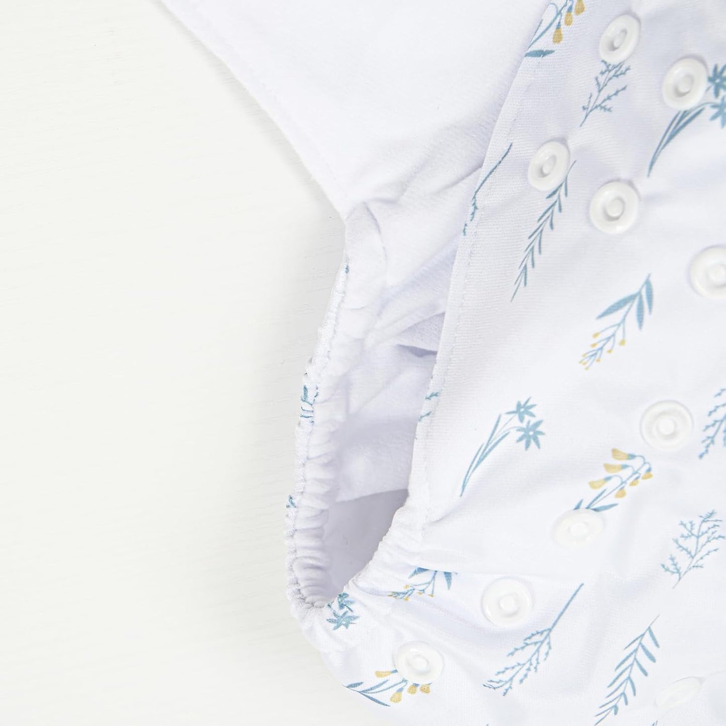 HappyFlute 9 Sets Newborn Baby Cloth Pocket Diapers Adjustable Reusable for Baby Boys and Girls(6-33 pounds,0-3 Years),One Wet Bag+4Diapers and 4Inserts (AD07)
