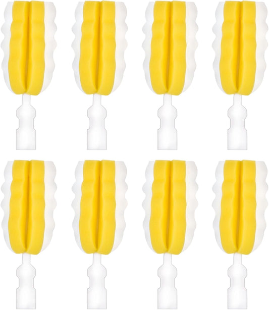 8PCS Bottle Brush Replacement Sponge Heads Environmental Protection Cup Cleaner Brush Sponge Replacement Heads Suitable for INVODA Sponge Bottle Brushes (8 Brush Heads)