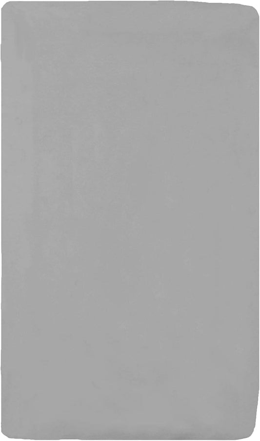 American Baby Company 100% Natural Cotton Fitted Cradle/Bassinet Sheet 36" x 18" - Soft, Breathable & Hypoallergenic Bed Sheet, Gray, Neutral for Boys & Girls