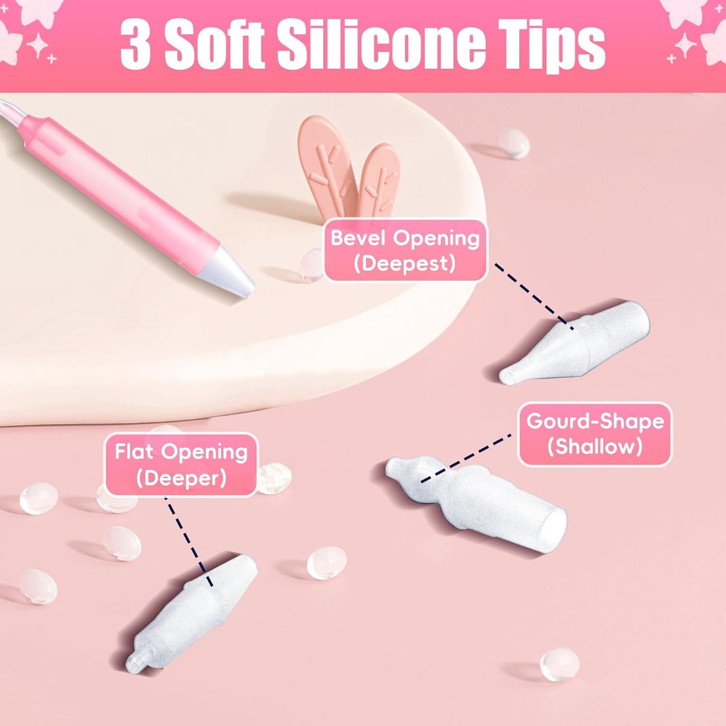 Baby Nasal Aspirator Nasal Congestion Relief with 25 Hygiene Filters 2 Silicone Tips with Nose Cleaning Tweezer, Pink