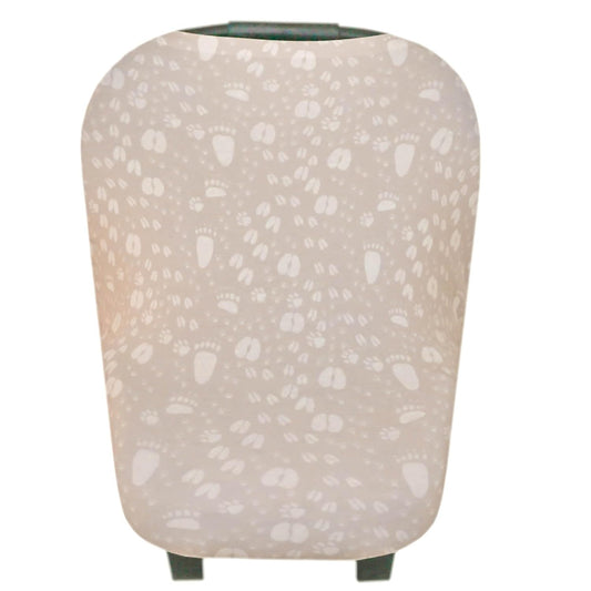 Copper Pearl Multi-Use Cover: Car Seat Covers, Nursing Cover, and Stroller Cover for Sun - Stretchy Fabric, All-Season Use, Stylish Designs, Easy Access for Moms - Tracker