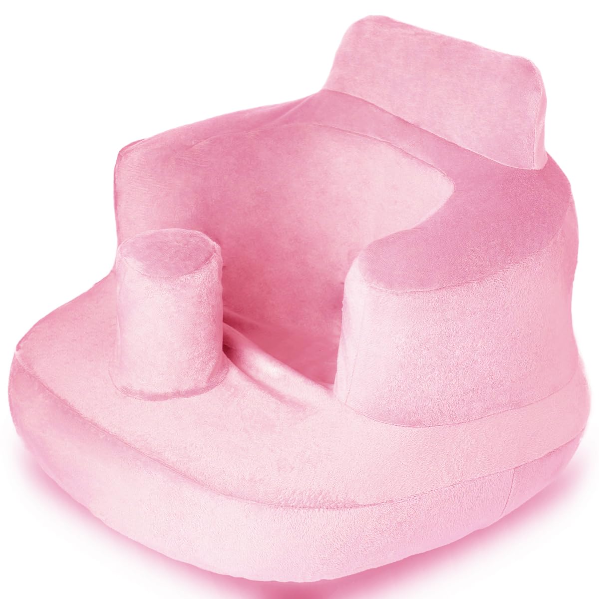 Seat Cover Compatible with Inflatable Baby Seat, Breathable and Comfortable Seat Cover Fits OBBOLO Inflatable Baby Chair and Similar Sizes (20" D x 18.9" W x 13.8" H), Pink Cover Only