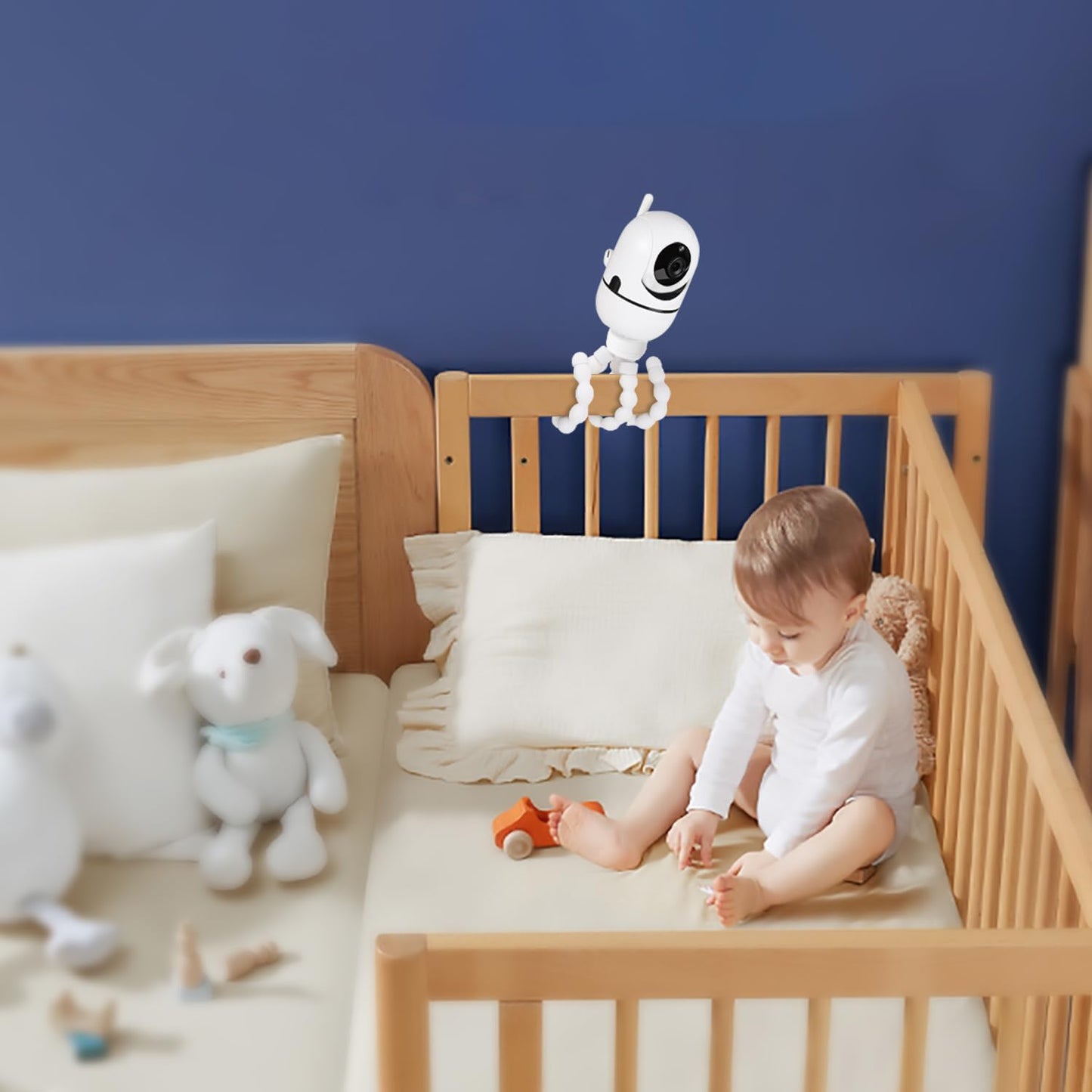 Tripod Mount Compatible with HelloBaby HB65/HB6550/HB6550 Pro/HB40/HB66/HB6339 and ANMEATE SM935E Baby Monitors – Attach Your Camera Flexibly Anywhere