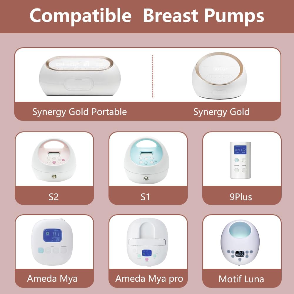 4pcs Silicone Membrane Breast Pump Replacement Parts for Spectra S2, S1, 9 Plus, Synergy Gold,for Spectra Pump Accessories, Diaphragm Compatible with Spectra, May mom, Pump Mom Backflow Protector