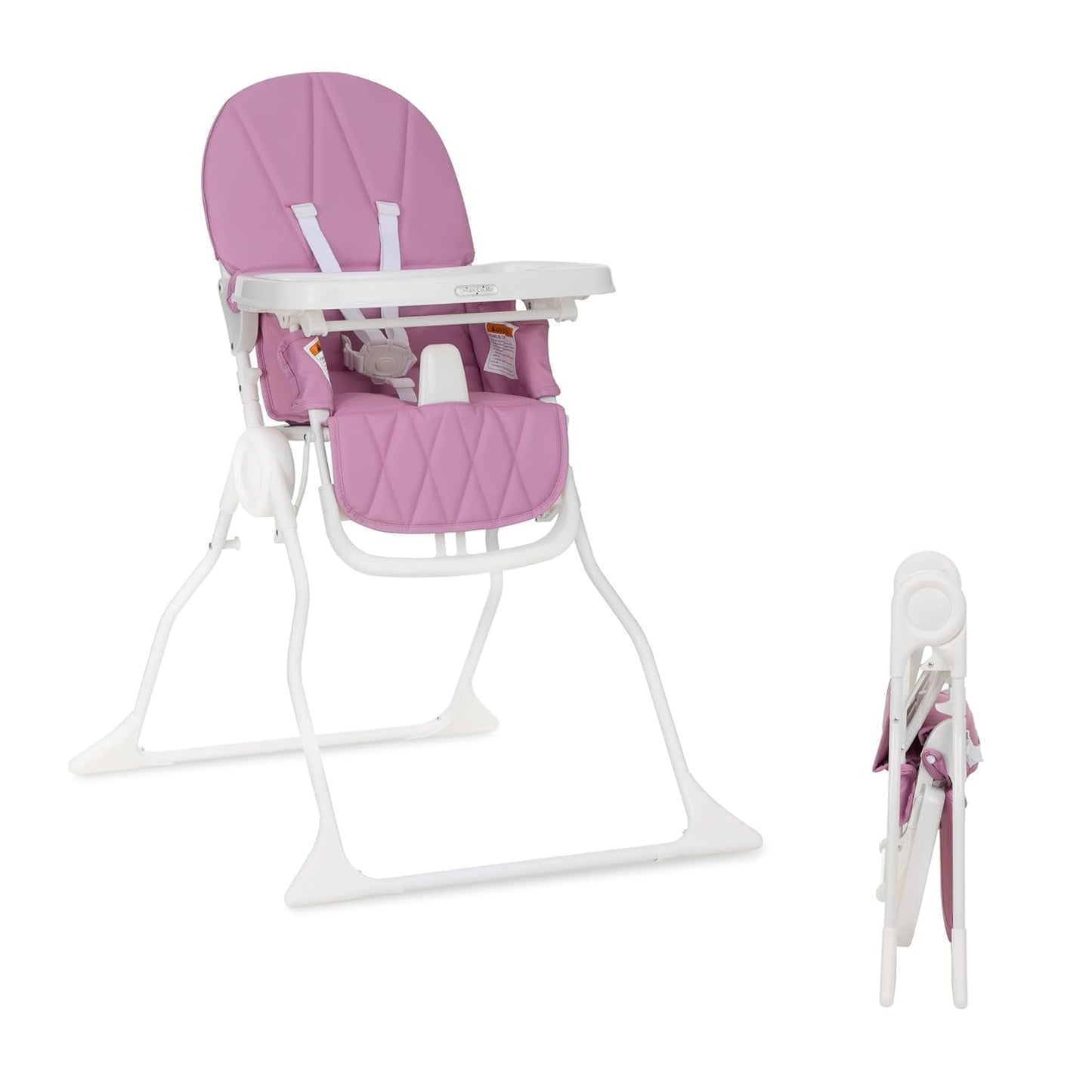 Dream On Me Snack and Stow Highchair | Adjustable Feeding Chair with Removable Tray, Lightweight, Foldable Design, Easy to Clean, Perfect for Toddlers & Infants