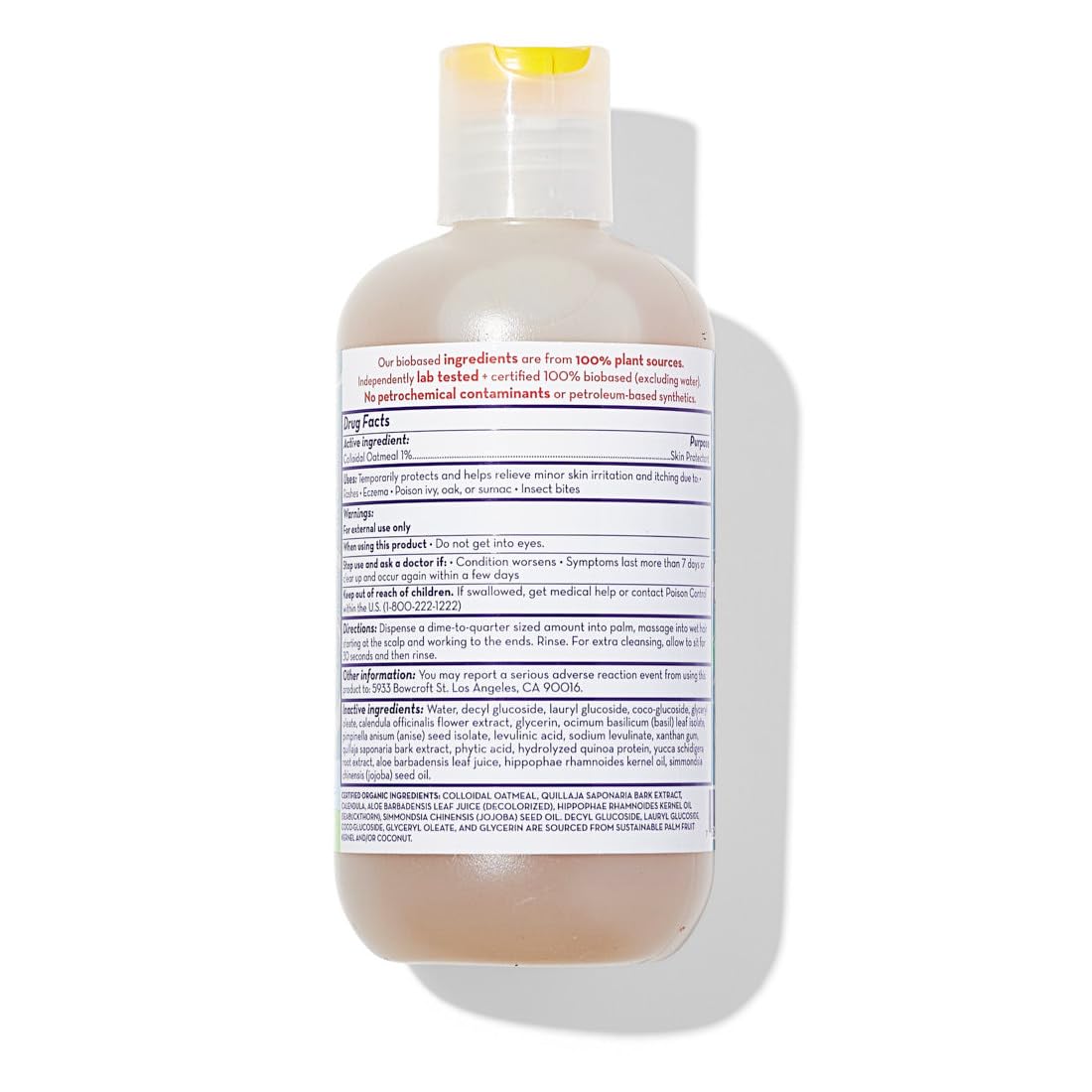 California Baby Eczema Body Wash & Shampoo | Gentle Steroid-Free Eczema Treatment | Colloidal Oatmeal + Aloe Vera | 100% Plant-Based | 8.5 oz.