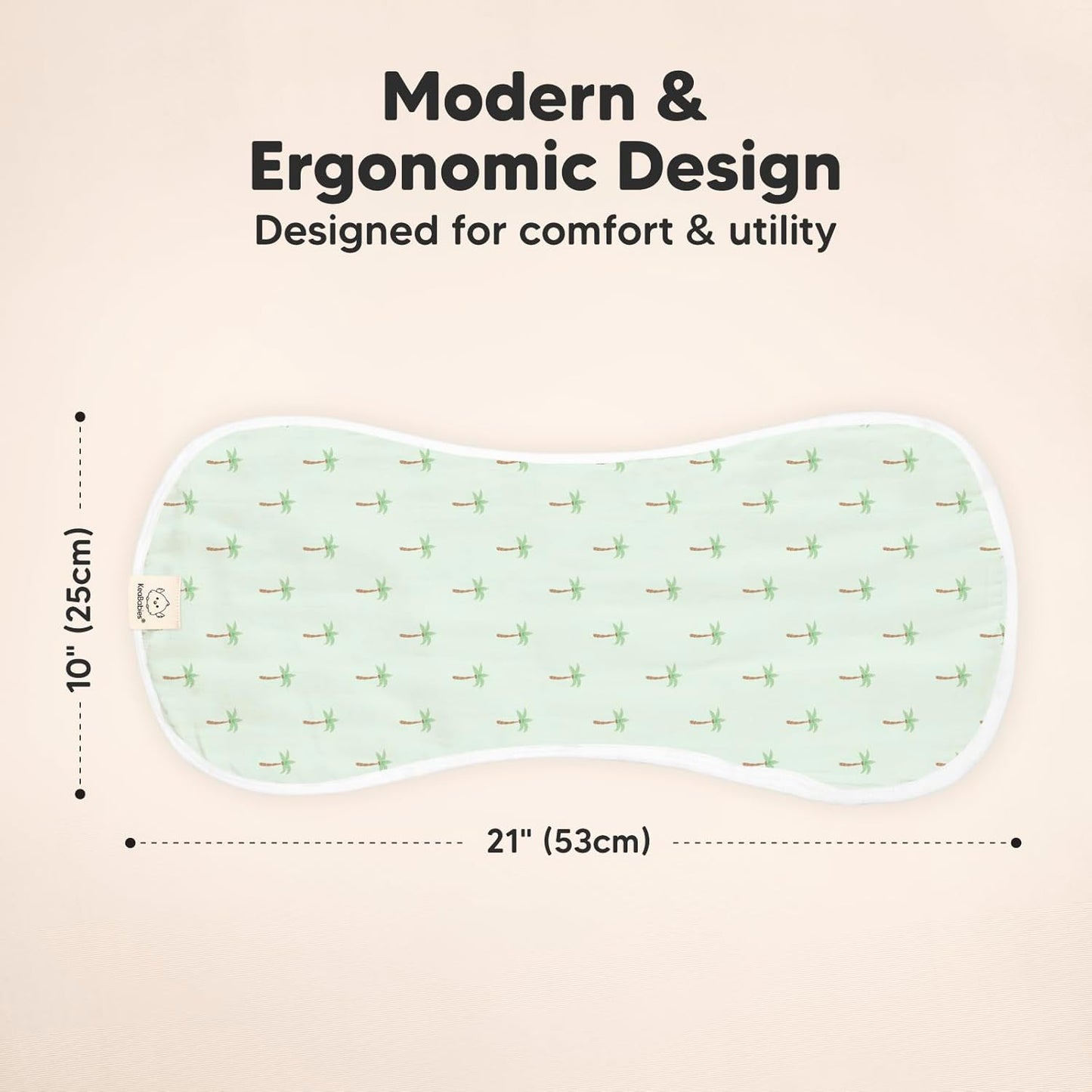 5-Pack Muslin Burp Cloths Baby Boy, Girl - Very Absorbent Baby Burp Cloth Rags, 8-Layers Viscose Derived from Bamboo Cotton Muslin Towel, Super Soft Spit Up Rags, No Shrink Washcloths (Roarsome)