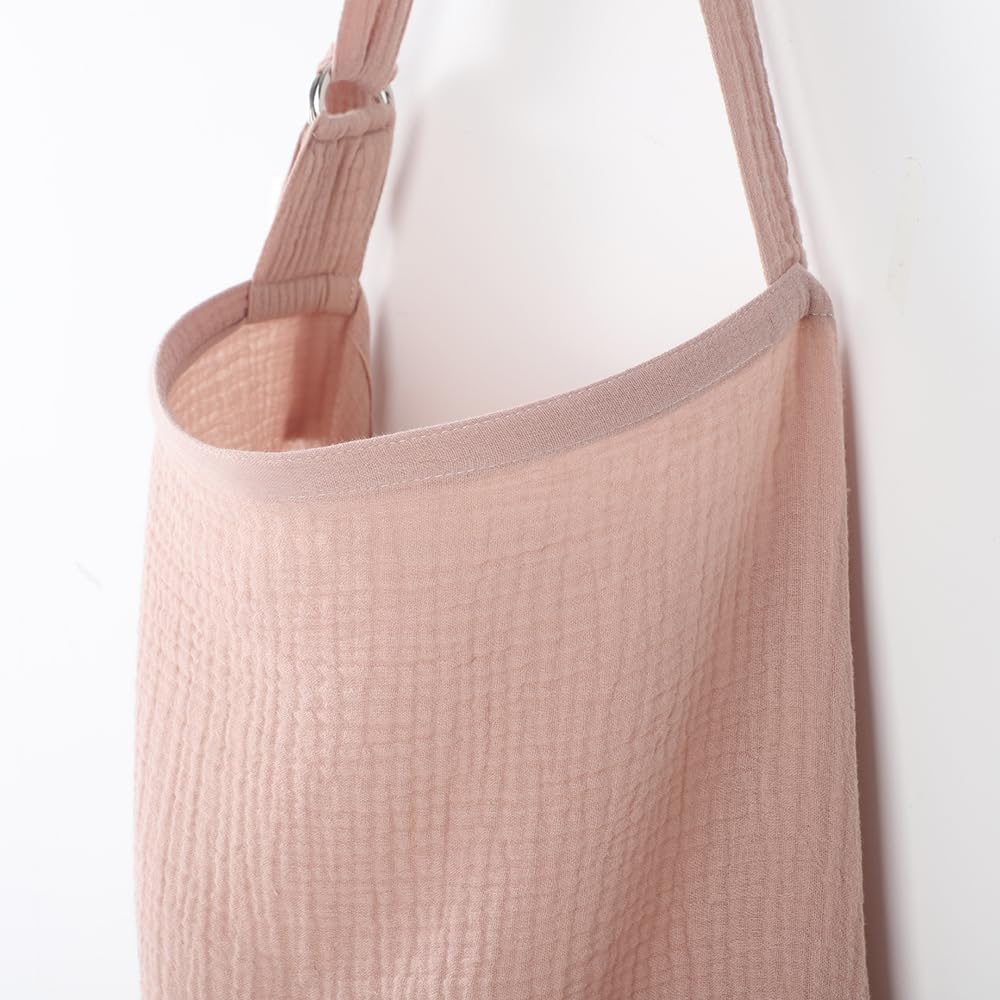 Superior Design Evergrwn Multi-use Privacy Nursing Cover Up for Breastfeeding, 100% Cotton Breathable Nursing Cover with Arch Neckline, Muslin Breastfeeding Cover, Baby Essentials (Rose Taupe)