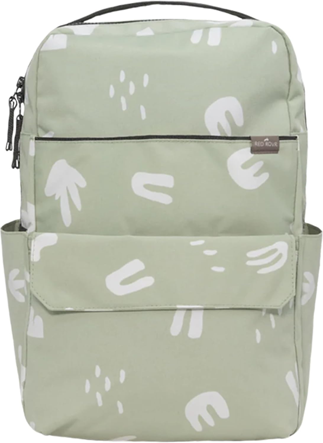 RED ROVR Roo Lightweight 1 LB Diaper Bag Backpack | 11 organizational pockets| Durable & Water-Resistant (Pear Doodle)