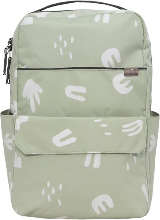 RED ROVR Roo Lightweight 1 LB Diaper Bag Backpack | 11 organizational pockets| Durable & Water-Resistant (Pear Doodle)