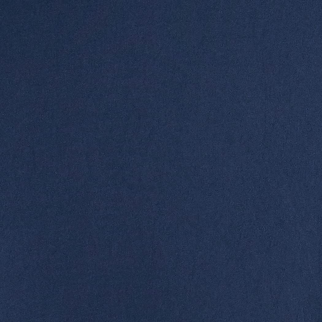 Amazon Basics Lightweight Pleated Bed Skirt, Twin, Navy Blue, Solid