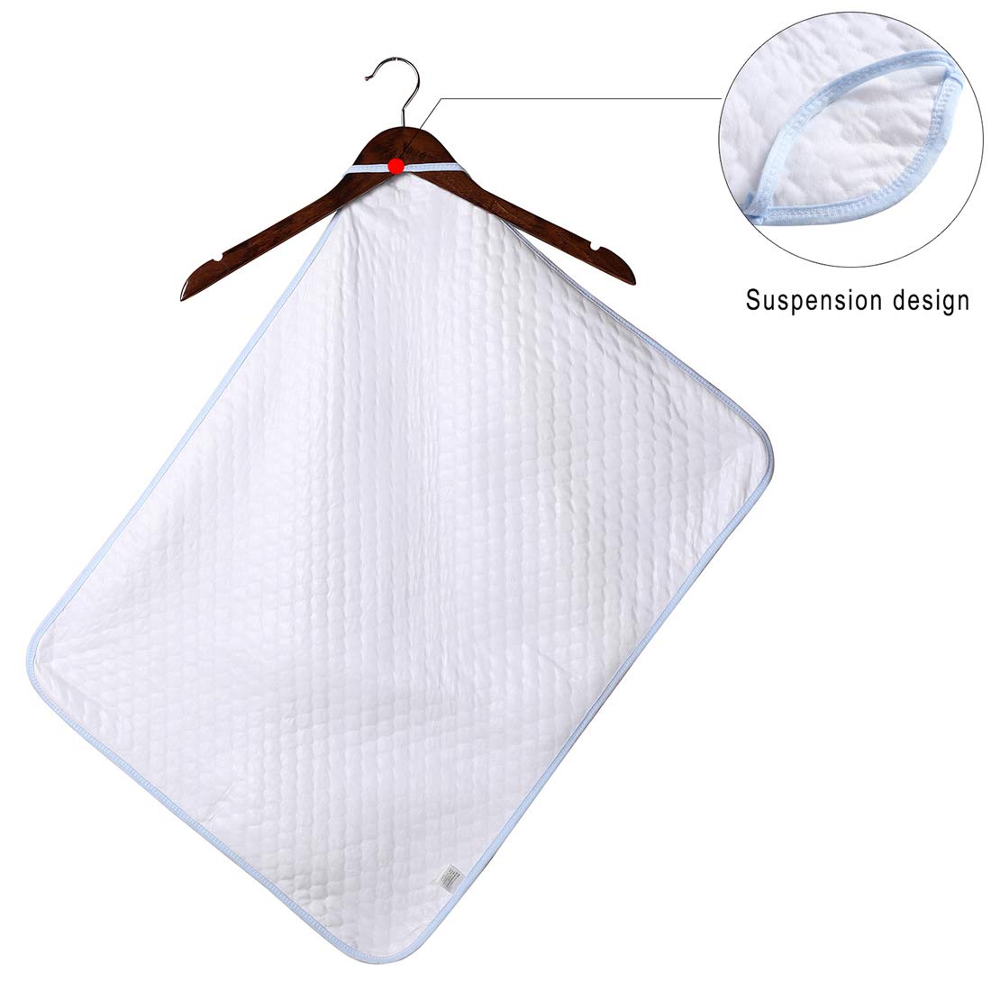 MBJERRY Waterproof Diaper Changing Pads Portable - Breathable Leak Proof Mattress Pad Protector Baby Changing Mat for Toddler, Kids Pack of 3 (S (17.7 x 13.7 Inch))
