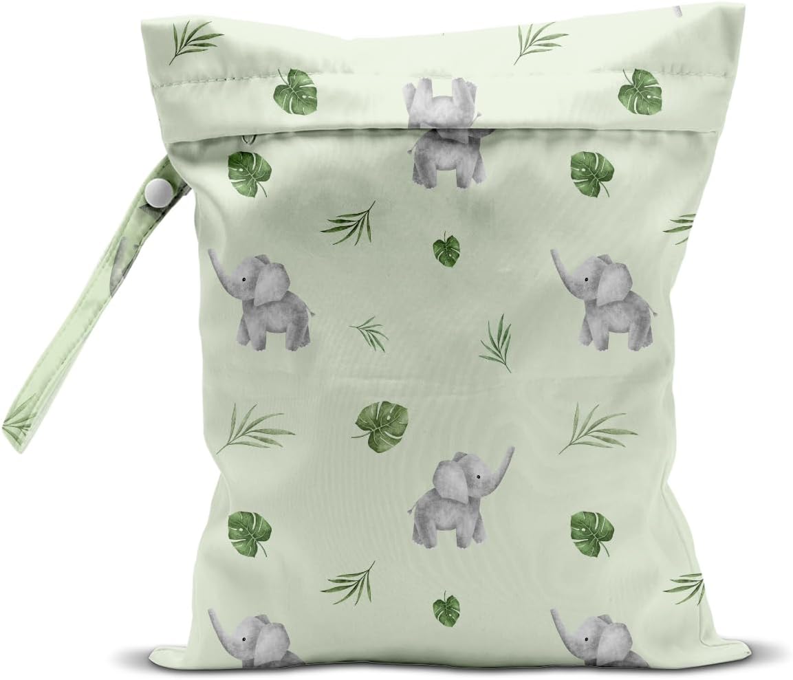 Wet Bag for Baby Swimsuit Dirty Clothes Diaper Yoga Gym, Wet Dry Bag, Beach Vacation Essential for Baby Travel Poor Bathing Diapers