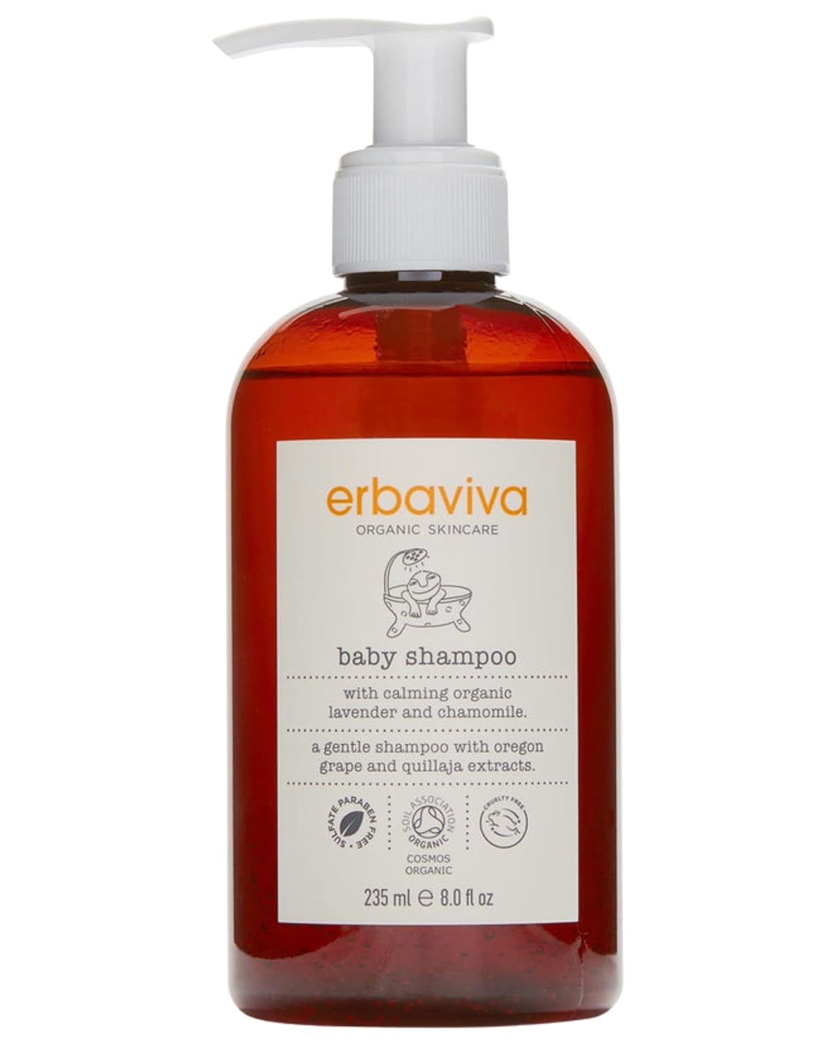 erbaviva Baby Shampoo, 8 Fl Oz