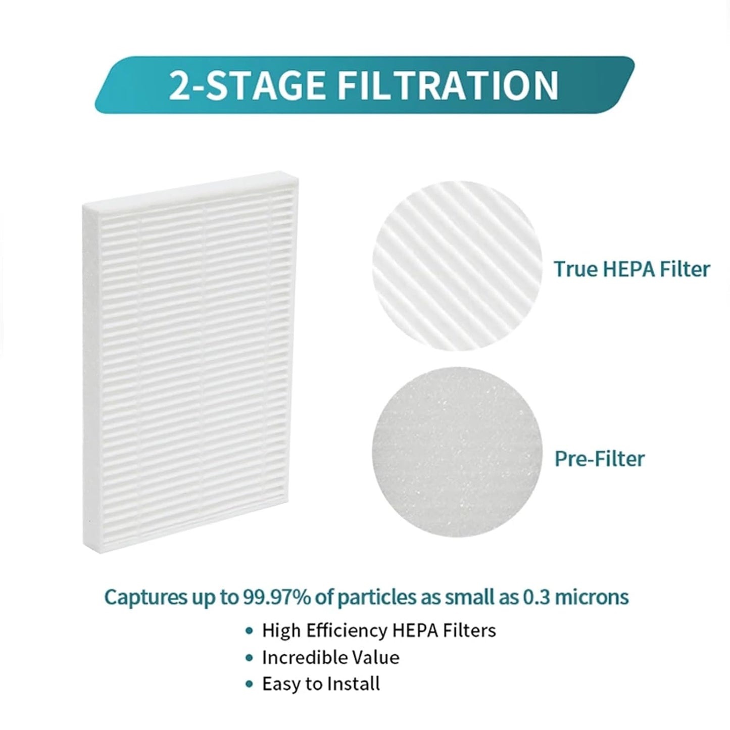 6 Pack HEPA H13 True Filter Replacement for Momcozy KleanPal Pro Baby Bottle Washer