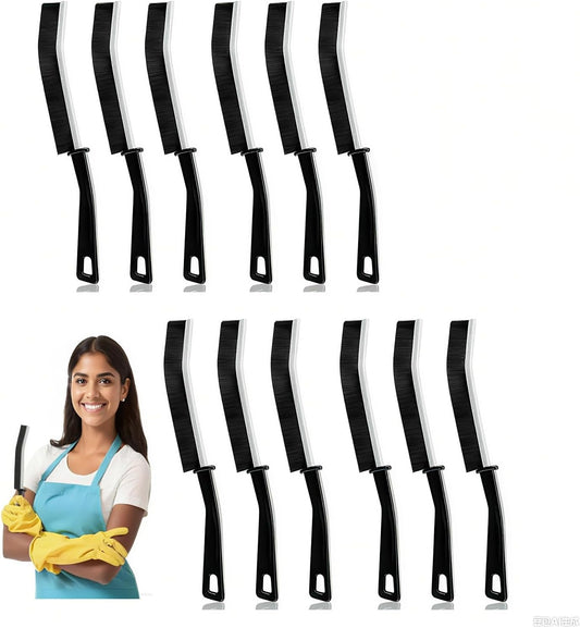 12 PCS Crevice Cleaning Brush,Hard Bristle Crevice Cleaning Brush,Crevice Cleaning Tool is Effective to Clean The Small Gap of Kitchen, tolilet and Windows.