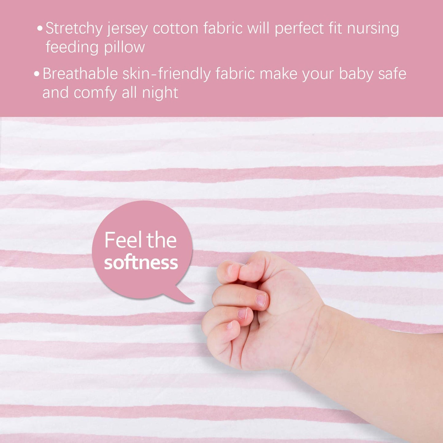Bassinet Sheets Fit for Delta Children Sweet Dreams Bassinet, 2 Pack, 100% Jersey Knit Cotton, Breathable and Heavenly Soft